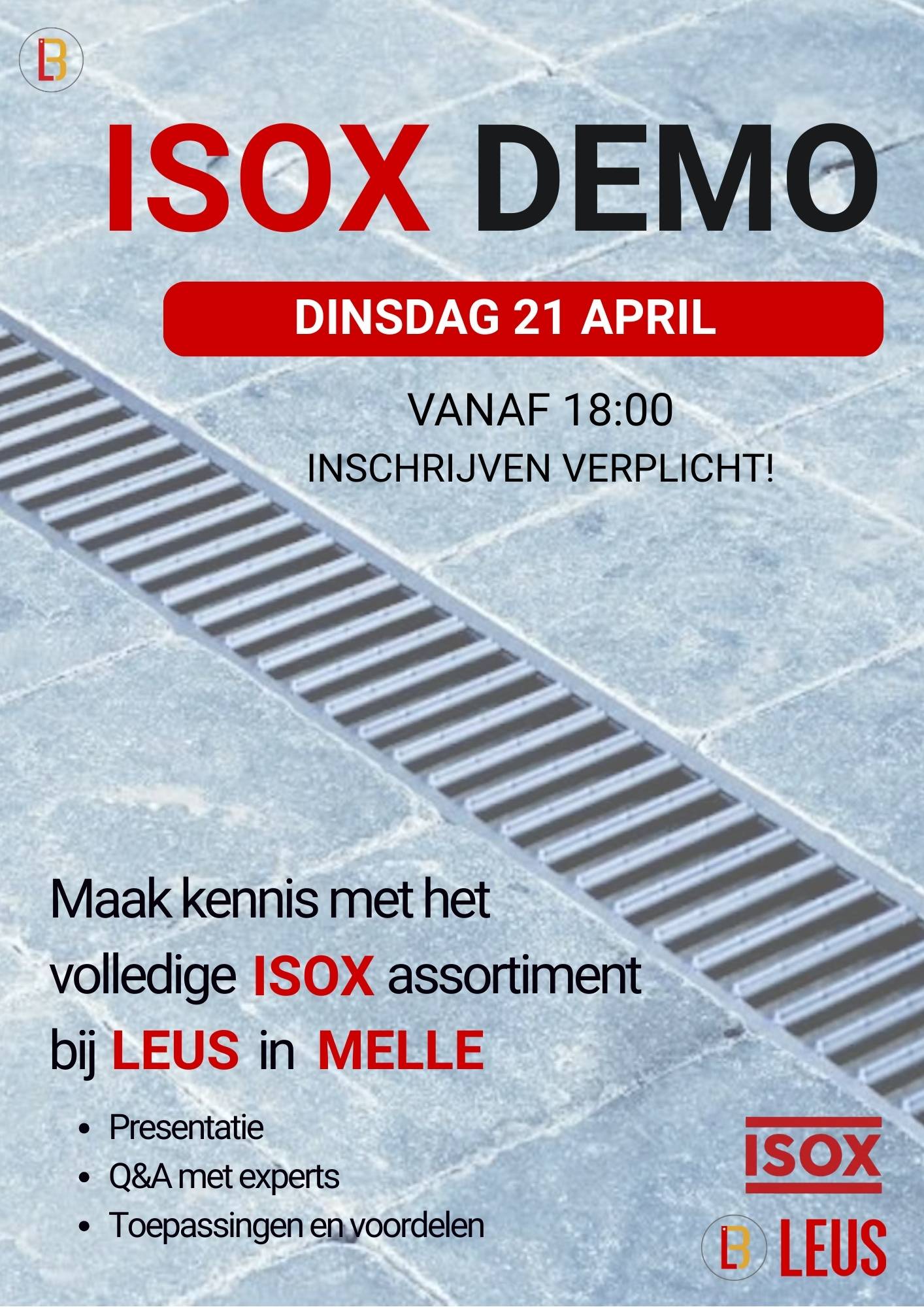 Poster ISOX Infoavond